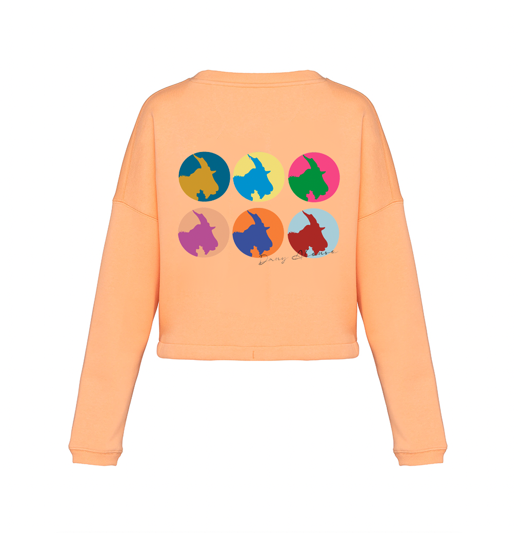 SUDADERA CROP MUJER - Imagen 2